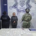 DETIENEN POLICÍA DE APIZACO Y MARINA A FEMENINA POR ROBO.